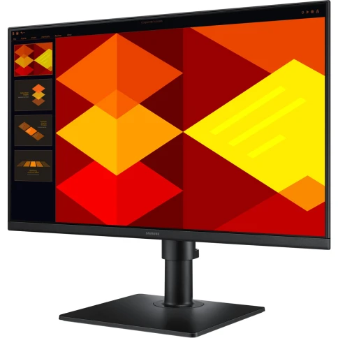 ЖК монитор/ Монитор Samsung S24D400GAI 24'', 1920x1080, IPS, 16:9, 178x178, 250nit, 100Hz, 5ms, 2HDMI/DP, 2USB-A, Audio out, HAS, H.Adj. 150, Tilt, Pivot, Swivel, IntPWR, 100X100VESA, Black, 3y фото 3