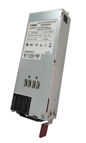 Блок питания серверный/ Server power supply Qdion Model U1A-D10550-DRB-H P/N:99MAD10550I1170122 CRPS 1U Module 550W Efficiency 80 Plus Platinum, Gold Finger (option), Cable connector: C14 фото 2