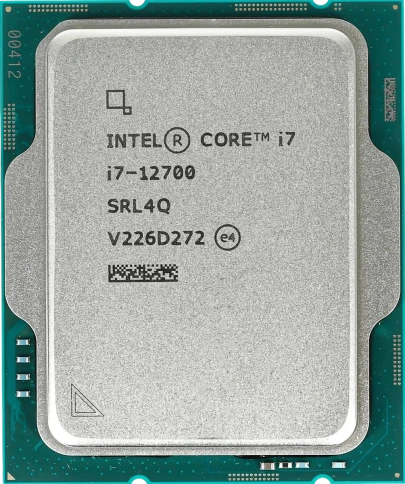 Процессор/ APU LGA1700 Intel Core i7-12700 (Alder Lake, (8P+4E)C/(16P+4E)T, 2.1/4.8GHz, 25MB, 65/180W, UHD Graphics 770) OEM фото 1