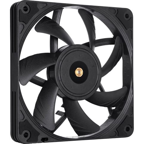 Кулер для корпуса/ Case Cooler Noctua NF-A12x15 PWM chromax.black.swap (120x120x15mm, 4-pin PWM, 55.44CFM, 23.9dBA, 1850RPM, Black) фото 2