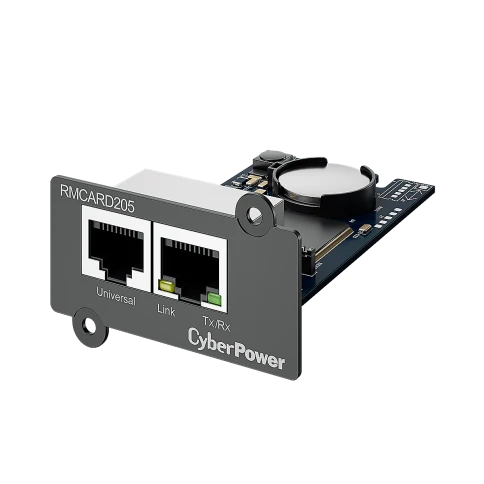 SNMP-карта CyberPower RMCARD205 — удалённое управление ИБП серий OL, OLS, PR, OR, совместимость с ENVIROSENSOR фото 4