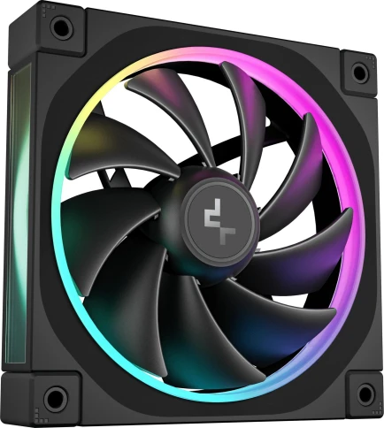 Вентилятор для корпуса Deepcool FL12 ARGB 120х120x25 черный 4-pin 32дБ (R-FL12-BKAPN1-G) Ret фото 4