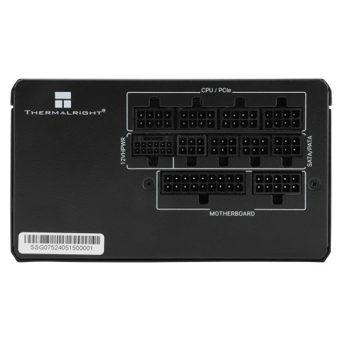 Блок питания 750W/ Power Supply Thermalright, 750W 80+ Gold (ATX, 3.1, PCIe 5.1, Full modular, 1x24(20+4)pin 600mm, 2xCPU 8(4+4)pin 650mm, 2xPCIe*2 8(6+2)pin 650+150mm, 1x12VHPWR PCIe 5.1 12+4pin 600mm, 2xSATA*4 450+150+150+150mm, 1xMOLEX4pin*3 500+150+15 фото 2