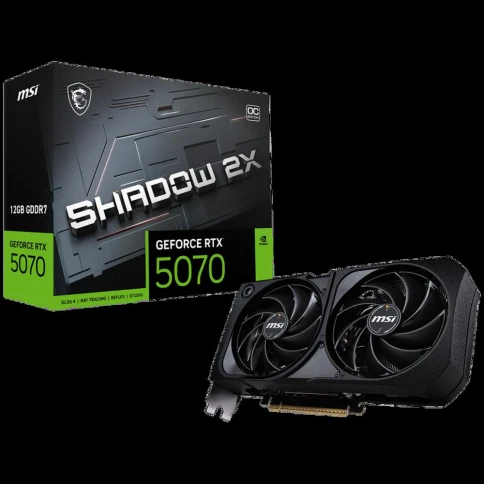 Видеокарта MSI PCI-E RTX 5070 12G SHADOW 2X OC NVIDIA GeForce RTX 5070 12Gb 192bit GDDR7 2700/28000 HDMIx1 DPx3 HDCP Ret фото 8