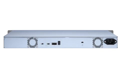 Полка расширения сетевого хранилища без дисков/ SMB QNAP TL-R400S SATA 6GB/s JBOD storage enclosure, 4-tray 3,5"/2,5" w/o HDD, 1 x SFF-8088, 1 PSU. Rackmount. W/o rail kit RAIL-B02 фото 4