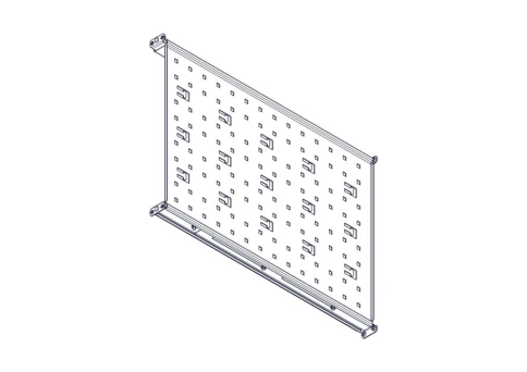 Fixed shelf Systeme Electric, Uniprom series, 1U, 650mm, 120kg фото 6
