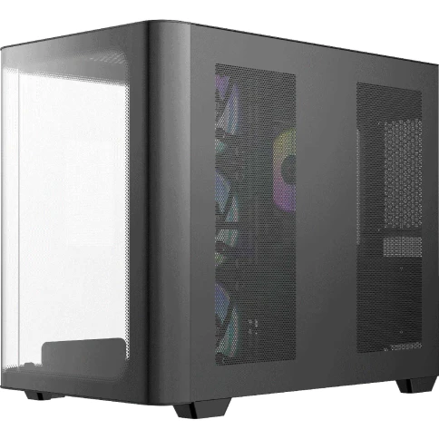 Корпус ПК без блока питания/ Case Ocypus Iota C70 Curve BK ARGB, Midi-Tower, TG, 4x120mm ARGB, 2xUSB-A 3.0 + 1xUSB-C 3.1, ATX, mATX, mITX Black фото 3