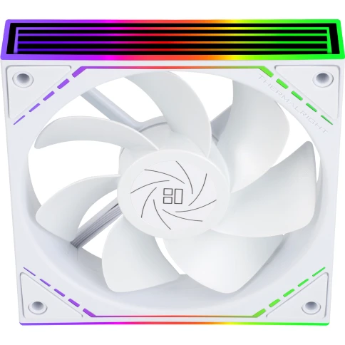 Кулер для корпуса/ Case Cooler Thermalright TL-M12RW Reverse (124x120x25mm, 4-pin PWM, ARGB, 42.6CFM, 23.2dBA, 1500RPM, White) фото 7