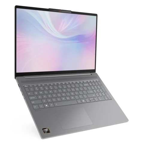 Ноутбук/ Lenovo IdeaPad Slim 5 16AKP10 16"(2880x1800 OLED)/AMD Ryzen AI 7  350(2Ghz)/16384Mb/512PCISSDGb/noDVD/Int:AMD Radeon 860M/Cam/BT/WiFi/80WHr/war 1y/1.76kg/luna grey/noOS + 100W, RU kbd фото 3