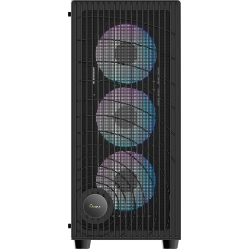 Корпус ПК без блока питания/ Case Ocypus Gamma C70 BK ARGB, Midi-Tower, TG, 4x120mm ARGB, 1xUSB-A 3.0 + 1xUSB 2.0, ATX, mATX, mITX Black фото 2
