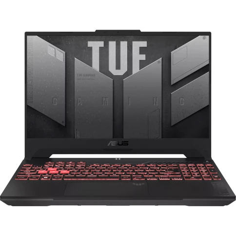 Ноутбук/ ASUS TUF A17 FA707NUG-HX182 17.3"(1920x1080 (матовый, 144Hz) IPS)/AMD Ryzen 7 7445HS(3.55Ghz)/16384Mb/512PCISSDGb/noDVD/Ext:nVidia GeForce RTX4050(6144Mb)/Cam/BT/WiFi/56WHr/war 1y/2.6kg/Mecha Gray/DOS фото 5