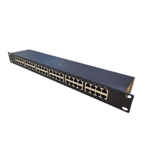 Устройство грозозащиты Gigabit Ethernet PoE на 24 канала/ Устройство грозозащиты Gigabit Ethernet PoE на 24 канала. Тип разъемов: RJ45(8P8C). Поддержка PoE IEEE 802.3af/at/bt до 90W. Скорость передачи данных: 10/100/1000 Мбит/c. Защищаемые пины: 1,2,3,6 4 фото 1