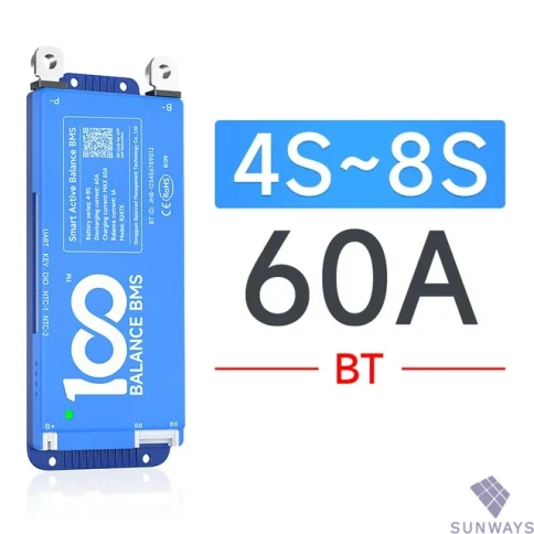 Daly BMS BT, 60A 4-8S, LiFepo4, LTO, NMC фото 1