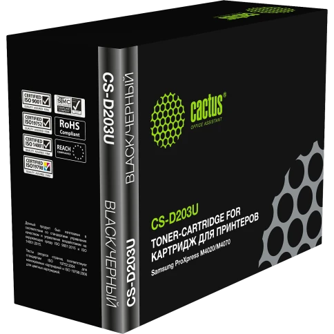 -/ Картридж лазерный Cactus CS-D203U MLT-D203U черный (15000стр.) для Samsung ProXpress M4020/M4070 фото 3