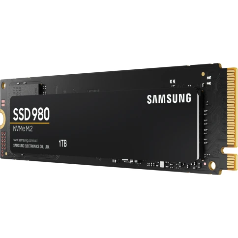 Твердотельные накопители/ Samsung SSD 980, 1000GB, M.2(22x80mm), NVMe 1.4, PCIe 3.0 x4, 3-bit MLC, R/W 3500/3000MB/s, IOPs 500 000/480 000, TBW 600, DWPD 0.33 (12 мес.) фото 3