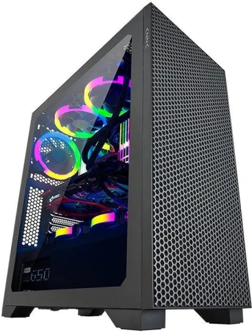 Корпус Azza Hive черный ATX 8x120mm 5x140mm 2xUSB2.0 1xUSB3.0 audio bott PSU [CSAZ-450 HIVE] фото 5
