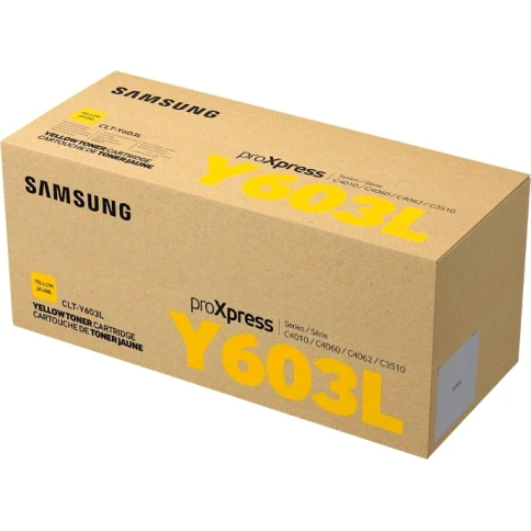 Тонер-картридж/ Samsung CLT-Y603L High Yield Yellow Toner Cartridge фото 2