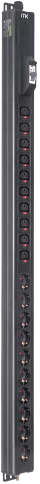 ITK BASE PDU PV1111 25U 1ф 16А 10SCHUKO 10C13 2,6м SCHUKO фото 1