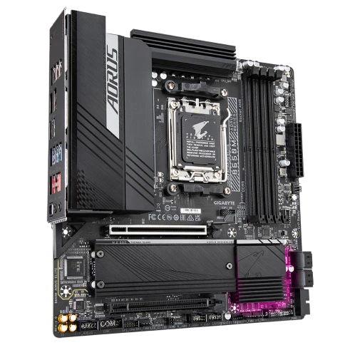 Материнская плата/ MB GIGABYTE AMD B650 sAM5, 4xDDR5(192GB), HDMI 2.1/DP, 2xPCIe 4.0x16, 1xLAN (2.5GbE), 4xSATA 6Gb/s, 2xM.2, 1xUSB-C, 7xUSB 3.2, 4xUSB 2.0, mATX фото 4