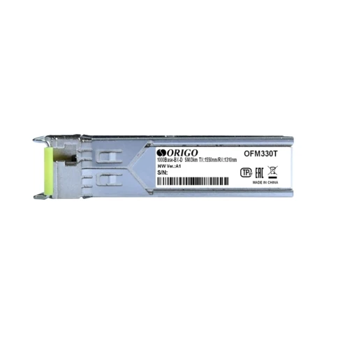 Трансивер/ OFM330T/10KM WDM SFP Transceiver, 1000Base-BX-D, Simplex LC, TX: 1550nm, RX: 1310nm, Single-mode, 10KM фото 1