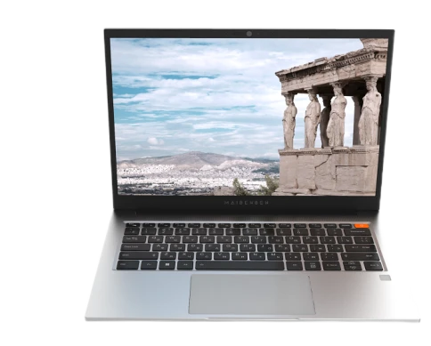Maibenben B114C 14"(1920x1200 IPS (60Hz))/AMD Ryzen 5 7640HS(4.3Ghz)/16384Mb/512PCISSDGb/Int:AMD Radeon 760M/Cam/BT/WiFi/62WHr/war 2y/1.48kg/Silver/Win11Pro фото 1