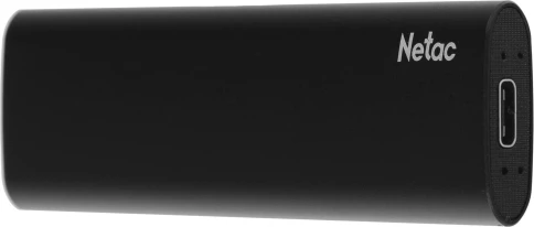 Накопитель SSD Netac USB-C 1Tb NT01ZSLIM-001T-32BK Z Slim 1.8" черный фото 3