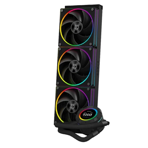 Система водяного охлаждения ID-Cooling SL360 ARGB Soc-AM5/AM4/1200/1700/1851 черный 4-pin 14-30dB Al+Cu LCD 350W Ret [SL360] фото 13