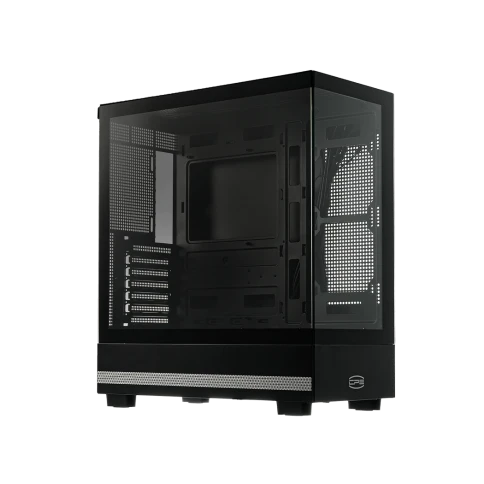 Корпус без блока питания/ Case PCCooler C3 Q500 BK, Midi-Tower, TG, no fans, 1xUSB 3.0 + 1xUSB 2.0 + 1xUSB-C, ATX, mATX, mITX Black фото 1