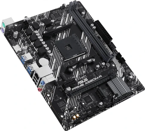 Материнская плата ASUS PRIME A520M-R Soc-AM4 AMD A520 2xDDR4 mATX AC`97 8ch(7.1) GbLAN RAID+HDMI [PRIME A520M-R] фото 2
