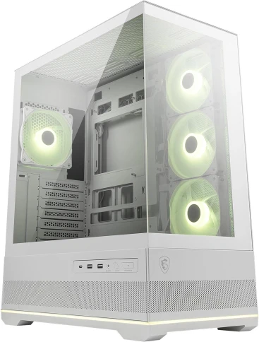Корпус MSI MAG Pano 110R PZ белый без БП ATX 6x120mm 4x140mm 2xUSB3.0 audio AirDuct bott PSU фото 1