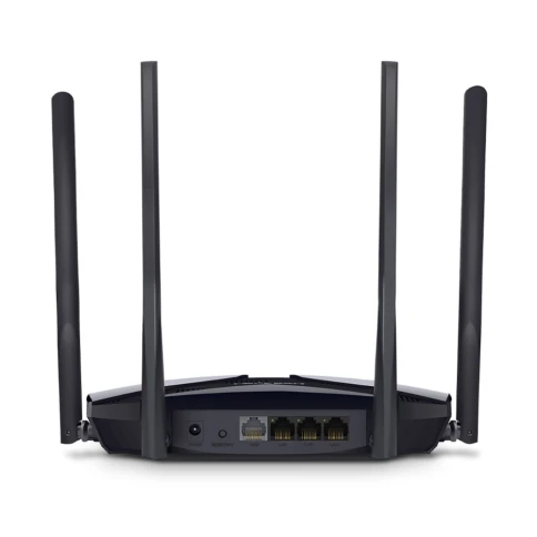 Маршрутизатор/ AX3000 Dual-Band Wi-Fi 6 Router, 574 Mbps at 2.4 GHz + 2402 Mbps at 5 GHz, 4x Fixed External Antennas, 3x Gigabit LAN Ports, 1x Gigabit WAN Port фото 2