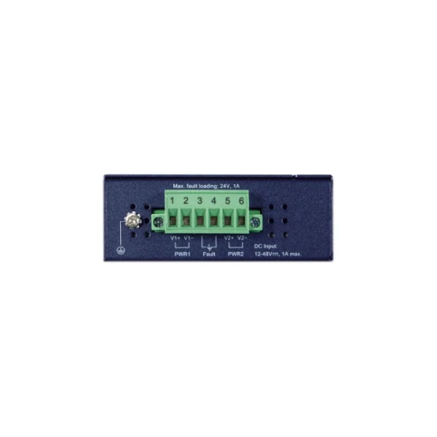 конвертер/ PLANET IP30 Industrial 2-Port RS232/RS422/RS485 Serial Device Server (2 x 10/100TX, -40~75 degrees C, 15KV isolation, dual 12~48V DC ) фото 3