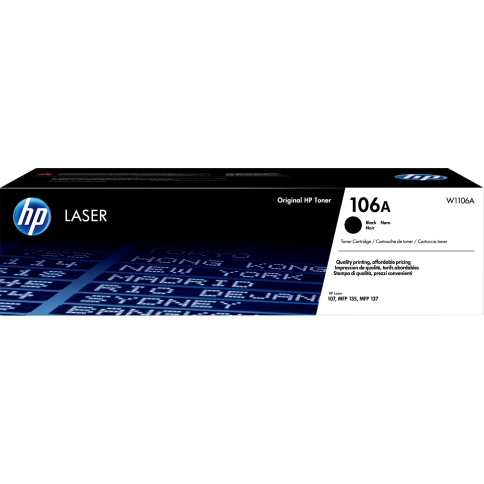 Тонер-картридж/ HP 106A Black Original Laser Toner Cartridge фото 3