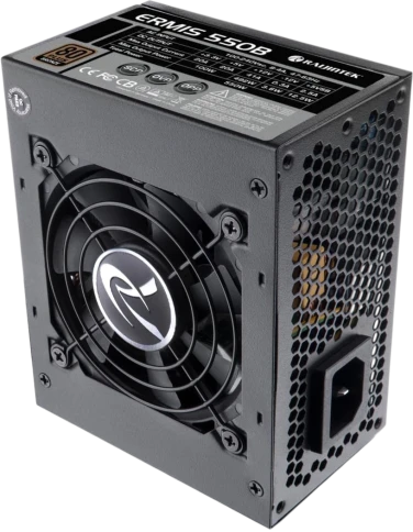 Блоки питания/ Power Supply Raijintek ERMIS 550B, 550W 80+ Bronze (SFX, Non-modular, 1x24(20+4)pin, 1x4+4-pin CPU, 2x6+2-pin PCIe, 3xSATA3, Active, 80x80mm, 125x100x64mm, APFC, black) фото 1