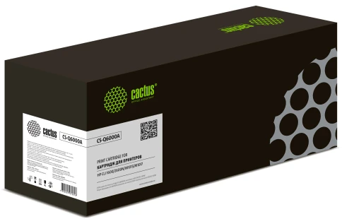 -/ Картридж лазерный Cactus CS-Q6000A Q6000A черный (2500стр.) для HP CLJ 1600/2600N/M1015/M1017 фото 1