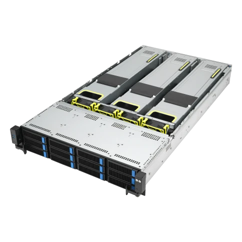 Серверная платформа/ ASUS RS720-E11-RS12U, 2U, 2 x LGA4677,  32 DIMM DDR5, 12=8 x NVMe/SAS*/SATA + 4 NVMe/SATA hs, 2 x M.2 slot, 2 x 10Gbe (X710) RJ45 port,Up to 8 slots PCIe 5.0, 1 x OCP 3.0, 1+1 1600W фото 7