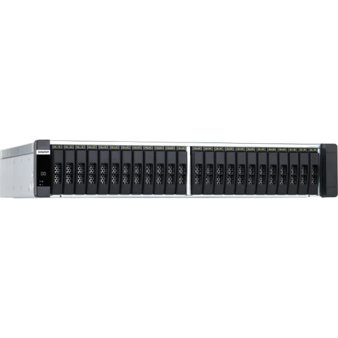 Сетевое хранилище без дисков/ Enterprise QNAP ES2486dc-2142IT-96G NAS two controllers, 24 2.5 "SAS 12/6 Gb / s bays, rack-mount, 2 power supplies. Intel Xeon D-2142IT, 48 GB DDR4 on each controller. RAIL KIT included. фото 3