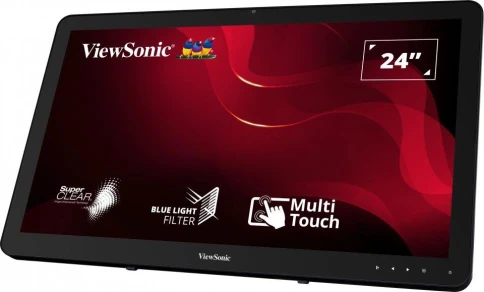 Монитор ViewSonic 23.6" TD2430 черный VA LED 16:9 HDMI M/M матовая 200cd 178гр/178гр 1920x1080 VGA DP FHD USB Touch 5.51кг фото 6