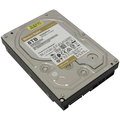 Жесткий диск/ HDD WD SATA3 8Tb Gold 7200 256mb  1 year warranty фото 1
