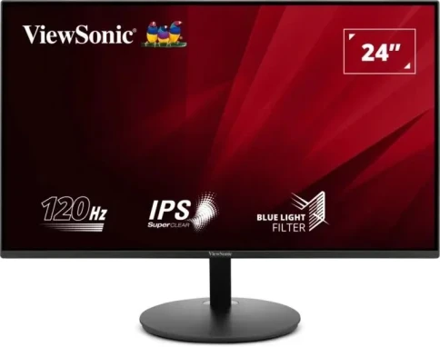 Монитор ViewSonic 23.8" VA24E1-H черный IPS LED 5ms 16:9 HDMI матовая 1500:1 250cd 178гр/178гр 1920x1080 120Hz VGA FHD 5.2кг фото 1