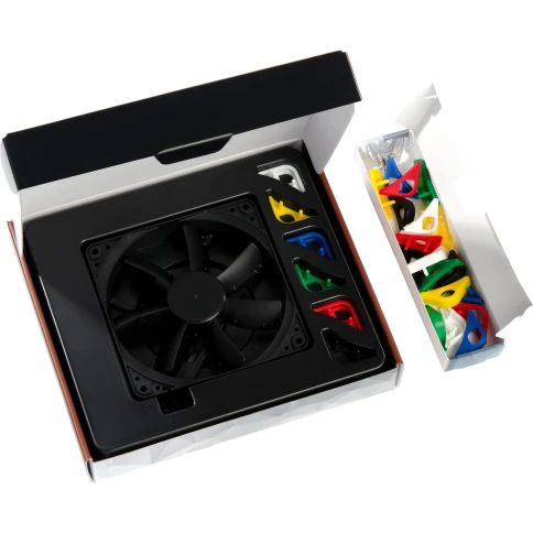 Кулер для корпуса/ Case Cooler Noctua NF-S12A PWM chromax.black.swap (120x120x25mm, 4-pin PWM, 63.27CFM, 17.8dBA, 1200RPM, Black) фото 4
