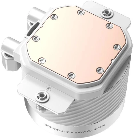 Система водяного охлаждения ID-Cooling FX240 Inf ARGB Soc-AM5/AM4/1200/1700/1851 белый 4-pin 27.2dB Al+Cu 300W Ret (FX240 INF WHITE) фото 6