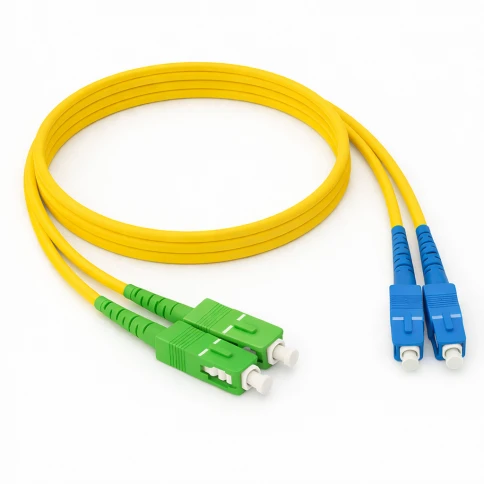 Патч-корд ADVANT ADVOS2-PCD02-SCSC-UA-LY, Duplex, тип волокна: SM 9/125 (OS2). Разъемы: LC/UPC-SC/APC. Длина: 2, оболочка: LSZH, диаметр кабеля: 3 фото 1