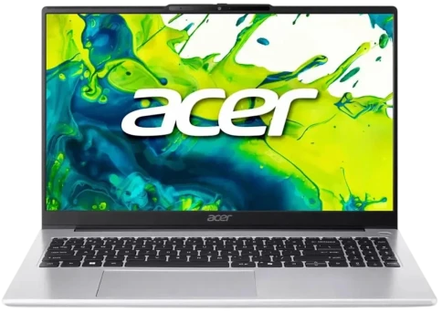 Ноутбук/ ACER Aspire Lite AL15-45P-R1UJ 15.6"(1920x1080 (матовый) IPS)/AMD Ryzen 7 5825U(2Ghz)/16384Mb/512PCISSDGb/noDVD/Int:AMD Vega/Cam/BT/WiFi/50WHr/war 1y/1.5kg/Iron/NoOS фото 1