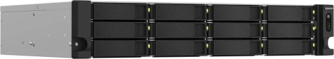 Сетевое хранилище без дисков/ SMB QNAP Network RAID drive, 12 3.5"/2.5" compartments, 2 2.5 GbE ports, HDMI port, rack design, 2 power supplies. Intel Celeron N5095 2.0 GHz (2.9 GHz), 8 GB DDR4. Guides are not included in the package. фото 4