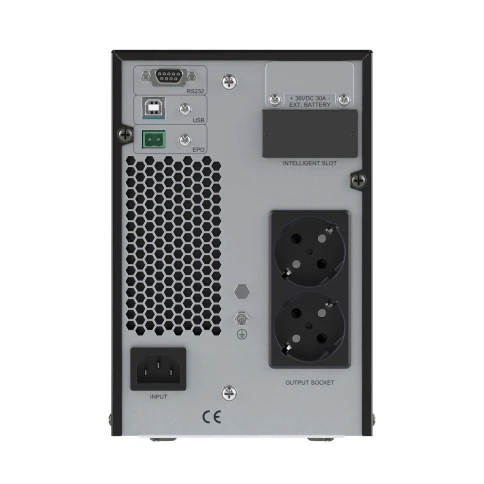 Онлайн ИБП ДКС серии Small Tower, 1000 ВА/900 Вт, 1/1, 2xSchuko, EPO, USB, RS-232, RJ45, 3x7Ач фото 5