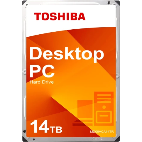 Жесткий диск/ HDD Toshiba SATA3 14Tb 3.5" 7200 512Mb OFFICIAL RECERTIFIED 1 year warranty (replacement WUH721414ALE6L4, ST14000NM000J, MG08ACA14TE, ST12000NM001G, ST12000NM000J, WUH721414ALE6L0, WUS721212BLE6L4) фото 1