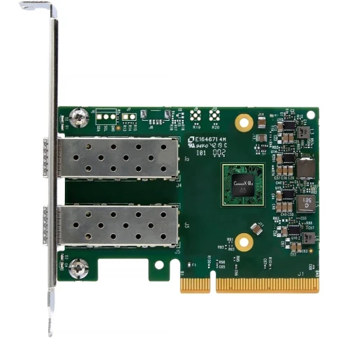 Сетевая карта/ CX631102A ConnectX®-6 Lx EN adapter card, 25GbE, Dual-port SFP28, PCIe 4.0 x8, No Crypto, Tall Bracket фото 1