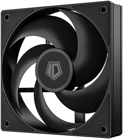 Вентилятор для корпуса ID-Cooling AS-120-K 120х120x25 черный 4-pin 30дБ Ret [AS-120-K] фото 2