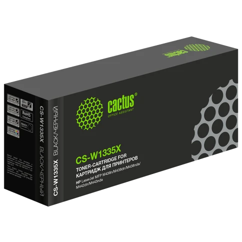-/ Картридж лазерный Cactus CS-W1335X W1335X черный (13700стр.) для HP LJ MFP M438n/M438dn/M438nda/M442 фото 1
